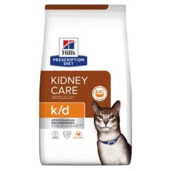 Hill's Prescription Diet K/D Kidney Croquettes Pour Chat Au Poulet - 8Kg