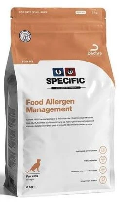 Specific FDD-HY Food Allergen Management Pour Chat 2kg