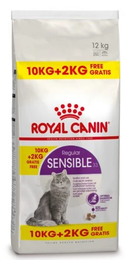Royal Canin Sensible Pour Chat 10kg + 2kg Gratuit