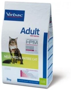 Virbac Veterinary Hpm Adult Neutered & Entire Saumon Pour Chat 7kg